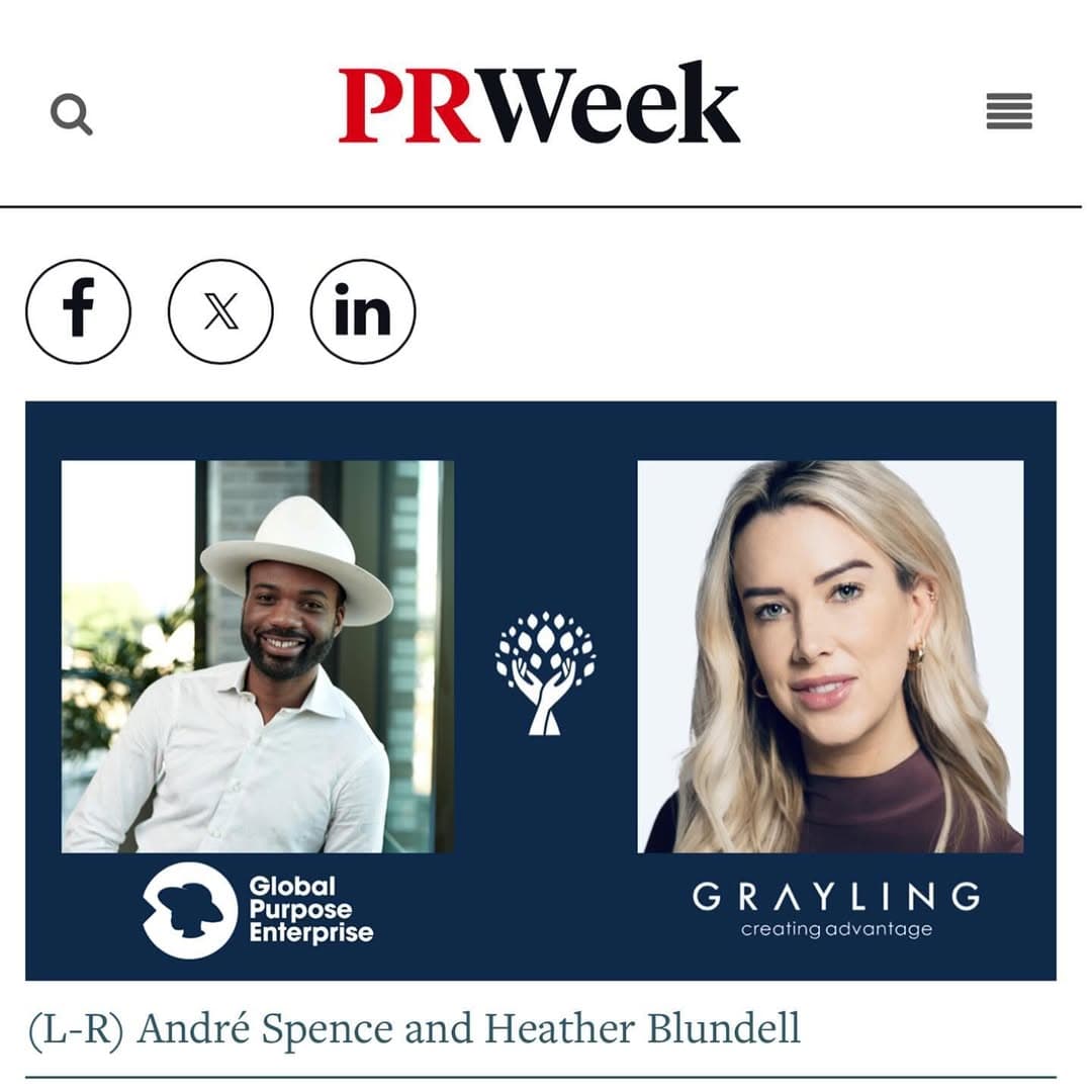 Excited to collaborate with @GraylingUK as we launch our groundbreaking mentoring app @globalpurposeenterprise next month.